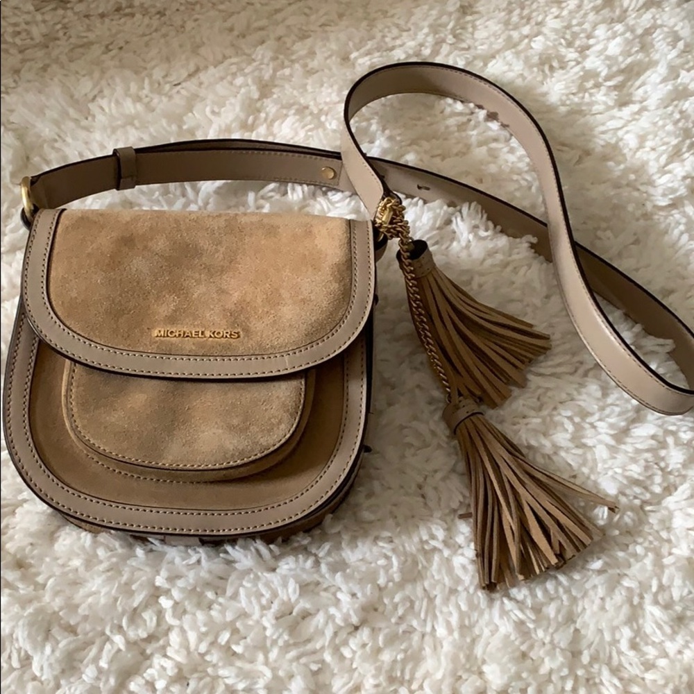 Michael Kors Suede Crossbody